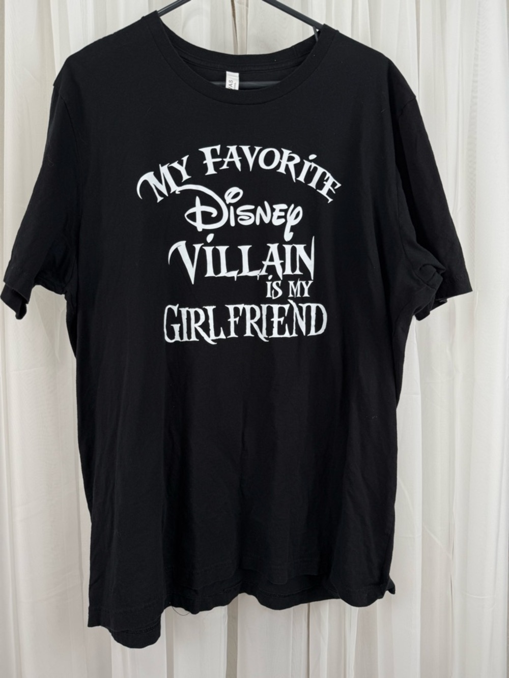 Bella Canvas Disney Villain Girlfriend Graphic Tee Black 2XL